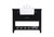 Elegant Lighting - VF60142BK - Single Bathroom Vanity - Clement - black