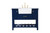 Elegant Lighting - VF60142BL - Single Bathroom Vanity - Clement - blue