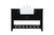 Elegant Lighting - VF60148BK - Single Bathroom Vanity - Clement - black