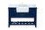 Elegant Lighting - VF60148BL-BS - Single Bathroom Vanity - Clement - blue