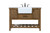 Elegant Lighting - VF60148DW - Single Bathroom Vanity - Clement - driftwood