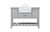 Elegant Lighting - VF60148GR - Single Bathroom Vanity - Clement - grey