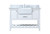Elegant Lighting - VF60148WH-BS - Single Bathroom Vanity - Clement - white