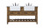 Elegant Lighting - VF60160DDW - Double Bathroom Vanity - Clement - driftwood