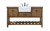 Elegant Lighting - VF60160DW - Single Bathroom Vanity - Clement - driftwood