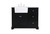 Elegant Lighting - VF60242BK - Single Bathroom Vanity - Franklin - black