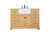 Elegant Lighting - VF60248NW - Single Bathroom Vanity - Franklin - natural wood