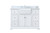 Elegant Lighting - VF60248WH-BS - Single Bathroom Vanity - Franklin - white