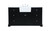 Elegant Lighting - VF60260BK - Single Bathroom Vanity - Franklin - black
