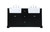 Elegant Lighting - VF60260DBK - Double Bathroom Vanity - Franklin - black