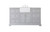Elegant Lighting - VF60260GR - Single Bathroom Vanity - Franklin - grey
