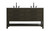 Elegant Lighting - VF60560DMMB - Bathroom Vanity - Karson - Mocha Brown