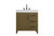 Elegant Lighting - VF60632MCB - Bathroom Vanity - Nathan - Chestnut Brown