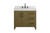 Elegant Lighting - VF60636MCB-BS - Bathroom Vanity - Nathan - Chestnut Brown