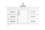 Elegant Lighting - VF60654WH - Bathroom Vanity - Nathan - White