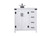 Elegant Lighting - VF90232WH - Single Bathroom Vanity - Grant - white