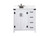 Elegant Lighting - VF90232WH-BS - Single Bathroom Vanity - Grant - white