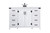 Elegant Lighting - VF90248WH - Single Bathroom Vanity - Grant - white