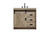 Elegant Lighting - VF90536NT - Bathroom Vanity - Austin - Natural Oak
