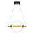 Hubbardton Forge - 161305-SKT-STND-31-YT0517 - LED Pendant - Otto - Black with Brass Accents