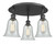 Innovations - 516-3C-BK-G2812 - Three Light Flush Mount - Downtown Urban - Matte Black