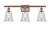 Innovations - 516-3W-AC-G2812 - Three Light Bath Vanity - Ballston - Antique Copper