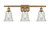 Innovations - 516-3W-BB-G2812 - Three Light Bath Vanity - Ballston - Brushed Brass