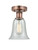 Innovations - 616-1F-AC-G2812 - One Light Flush Mount - Edison - Antique Copper