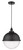 Innovations - 616-1PH-BK-HFS-124-BK - One Light Pendant - Edison - Matte Black