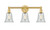 Innovations - 616-3W-SG-G2812 - Three Light Bath Vanity - Edison - Satin Gold