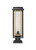 Mansfield One Light Outdoor Post Lantern (9951-1PLT-BK-20-CG-BR-SDY)