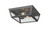 Innovations - 9952-1F-BK-12-WG - Two Light Flush Mount - Madison - Matte Black