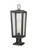 Innovations - 9952-1PLT-BK-23-SDY - One Light Outdoor Post Lantern - Madison - Matte Black