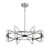 George Kovacs - P7872-420-L - 12 Light Chandelier - Mass Transit - Brushed Nickel With Sand Coal Highlights