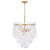 Metropolitan - N3126-732 - Six Light Pendant - Glassara - Legacy Brass