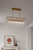 Glassara Eight Light Linear Chandelier (N3127-732)