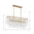 Glassara Eight Light Linear Chandelier (N3127-732)
