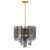 Metropolitan - N3146-GS-732 - Six Light Pendant - Torvento - Legacy Brass