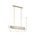 Jaxen Six Light Linear Chandelier (N5626-732)