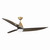 Minka Aire - F758L-HBR/DB - 65 Ceiling Fan - Lirden - Heritage Brass