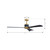 Nauticus 65" Ceiling Fan (F768L-LBR/NVY)