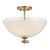 Minka-Lavery - 10255-732 - Three Light Semi-Flush Mount - Elowen - Legacy Brass