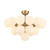 Minka-Lavery - 12079-732 - 19 Light Convertible Chandelier/Semi-Flush Mount - Lunara - Legacy Brass