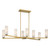 Minka-Lavery - 12327-876 - Eight Light Linear Chandelier - Wexmere - Legacy Brass