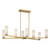 Wexmere Eight Light Linear Chandelier (12327-876)