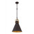 Minka-Lavery - 13105-796 - One Light Pendant - Fenric - Dark Bronze