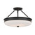 Minka-Lavery - 14086-899 - Three Light Semi-Flush Mount - Halora - Dark Matte Black