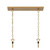 Aven Eight Light Linear Chandelier (16027-877)