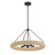Minka-Lavery - 17115-860 - Five Light Pendant - Aeris - Dark Bronze