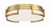 George Kovacs - P953-2-248-L - LED Flush Mount - Bezel Set - Honey Gold